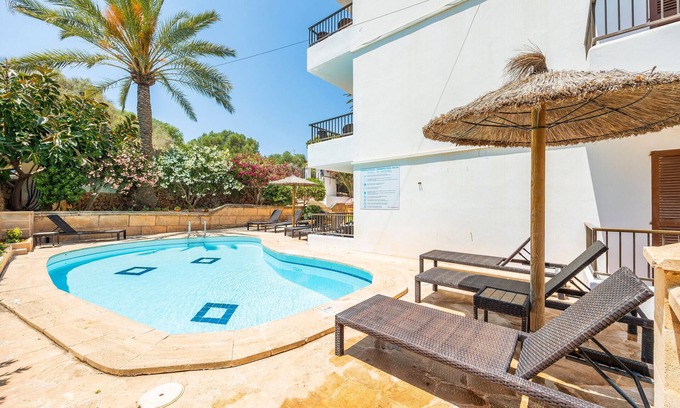 Cala Ferrera Appartement | Appartement 'Gran Sol Family 4' avec piscine partagée, Wi-Fi et climatisation