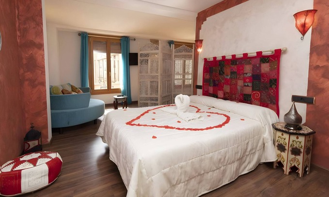 Daroca Appartement | Appartement 'Halima' avec balcon, Wi-Fi et climatisation
