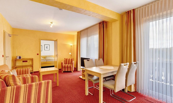 Stryck Appartement | Appartement 'Haus Erika - Ferienwohnung 1' avec jardin partagé, balcon et Wi-Fi