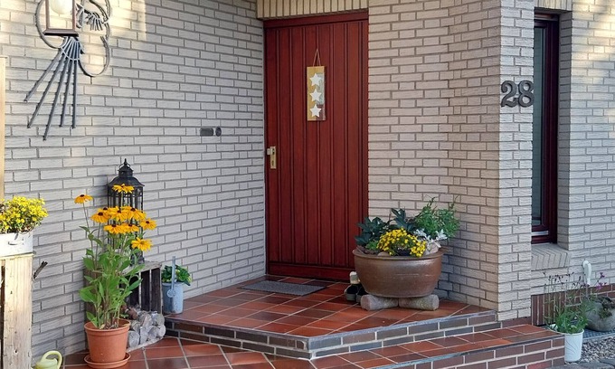 Bargenstedt Appartement | Appartement "Ferienwohnung Hennings" avec terrasse privée, jardin partagé et Wi-Fi