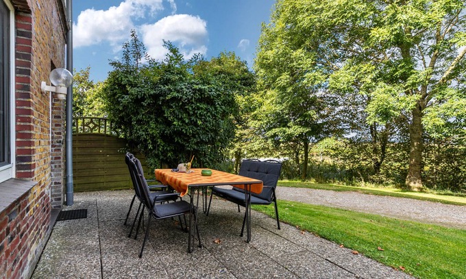 Nordstrand Appartement | Appartement 'Hooge' avec terrasse privée, jardin partagé et Wi-Fi