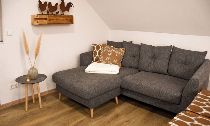 Lauterbach Appartement | Apartment 'Hühnerstall' with Shared Terrace, Shared Garden and Wi-Fi