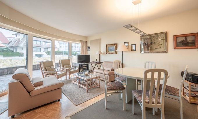 Duinbergen Appartement | Appartement dans une villa avec terrasse