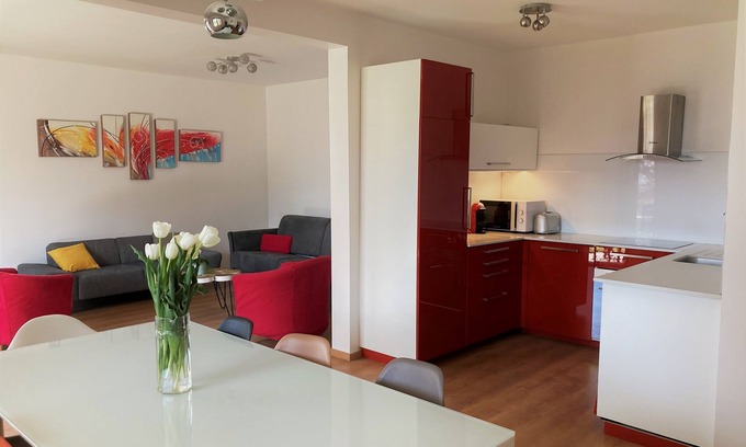 Albertville Appartement | Appartement dans maison d'architecte - Jardin privatif