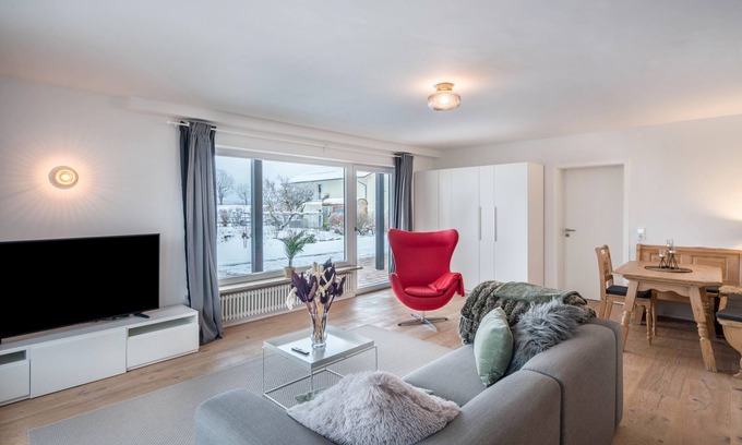 Oberwarngau Appartement | Appartement 'In Bayern' avec terrasse privée et Wi-Fi