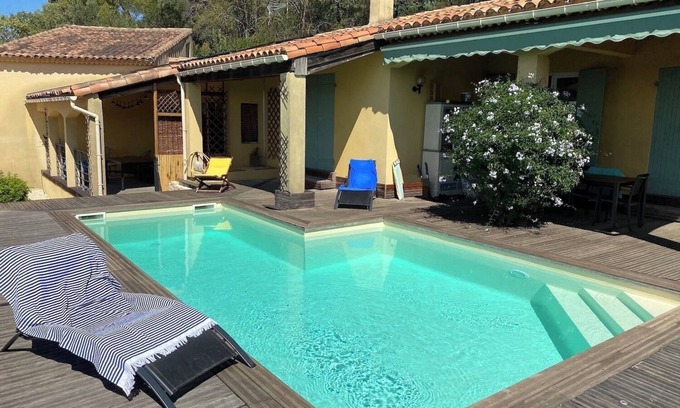 Saint-Benezet Villa | Appartement dans maison avec piscine Les Terrasses du Vignoble