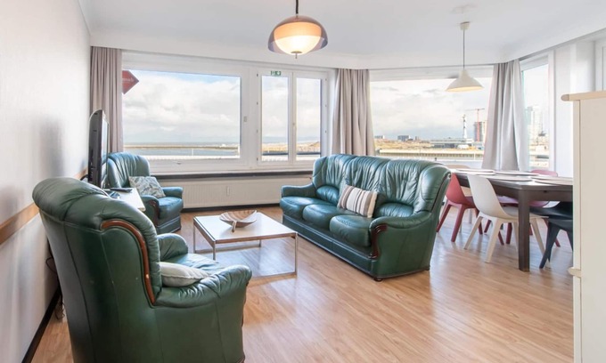 Ostend City Centre Appartement | Appartement vue mer avec parking