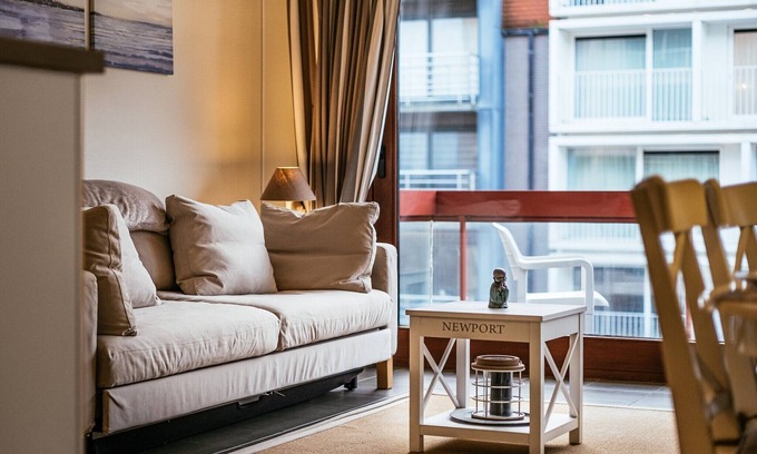 Sint-Idesbald Appartement | Appartement à St. Idesbald avec vue sur mer