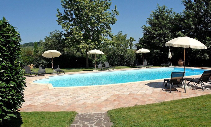 Poggiarello Villa | Appartement dans une maison de vacances avec piscine, WIFI, TV, terrasse, près de San Gimignano