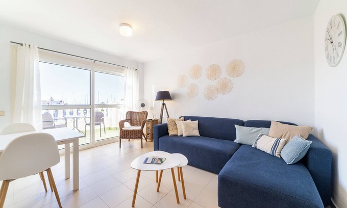 Almerimar Appartement | Appartement "au cœur du village" avec vue sur mer, balcon et Wi-Fi.