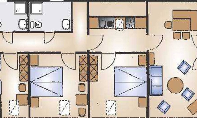 Waldeck Appartement | Apartment Kleeblatt - Garni Hotel & Apartments Seeschlößchen