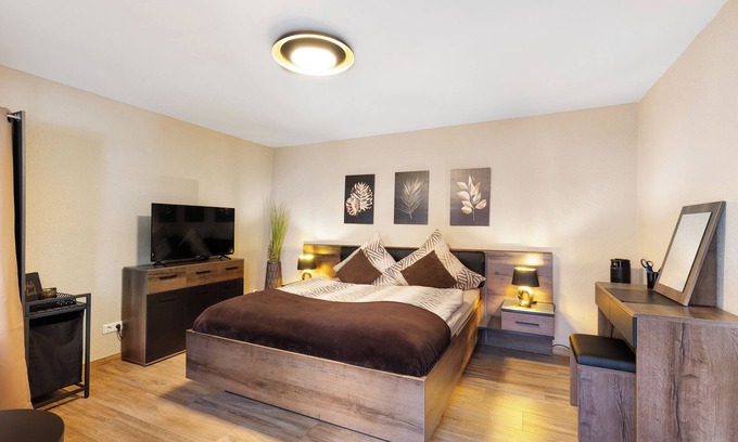 Cottbus Appartement | Appartement "Kleine Auszeit" avec terrasse privée et Wi-Fi
