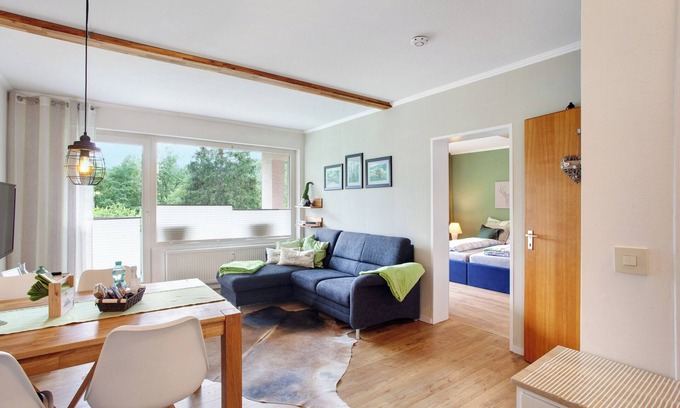 Gudenhagen Appartement | Appartement "Kleine Auszeit" avec jardin partagé, balcon et Wi-Fi