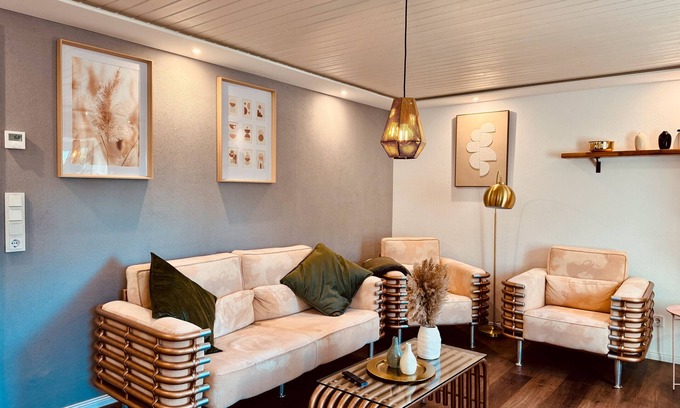 Feuerscheid Appartement | Appartement 'Kleine Perle In Der Eifel - Lot54' avec terrasse privée, jardin privé et Wi-Fi