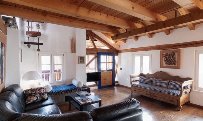 Fiera di Primiero Appartement | Appartement "La Casa Del Noce" avec vue sur les montagnes, jardin privé et Wi-Fi