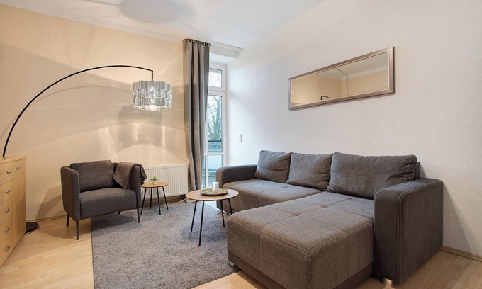 Muritz Appartement | Appartement "Landgraf 11" avec jardin partagé, balcon et Wi-Fi