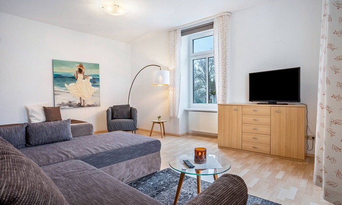 Muritz Appartement | Appartement "Landhaus 5" avec jardin partagé, balcon et Wi-Fi