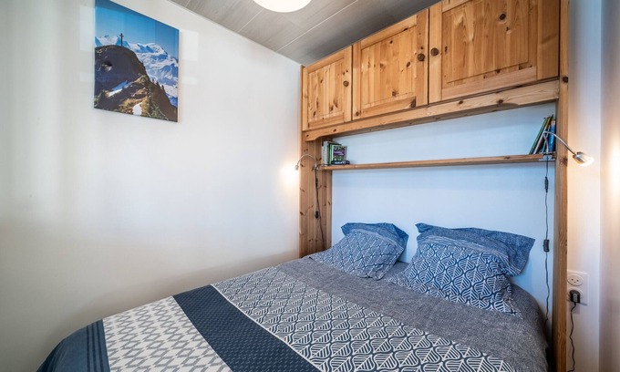Le Praz de Lys Appartement | Appartement 'Les Mouflons 1500' avec vue sur les montagnes, balcon et Wi-Fi
