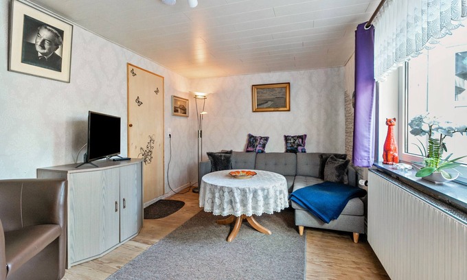 Zentrum Appartement | Appartement 'Lüddes Fischerhuus' avec terrasse privée, jardin privé et Wi-Fi