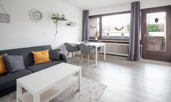 Ebkeriege Appartement | Apartment Möwe, 3 ZKB with balcony in WHV