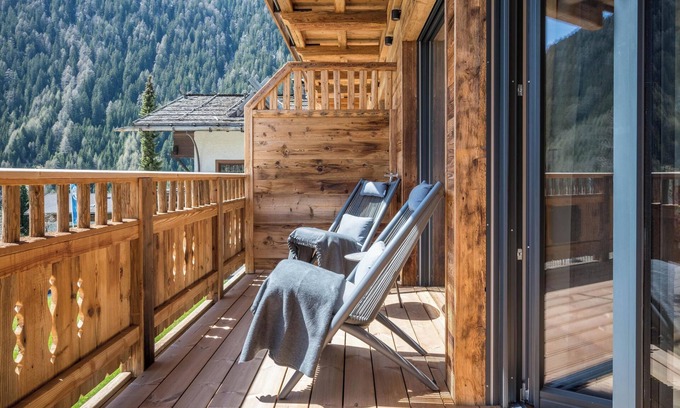 Valles Appartement | Appartement "Mulin Loise" près de la station de ski avec vue sur les montagnes, sauna et jardin