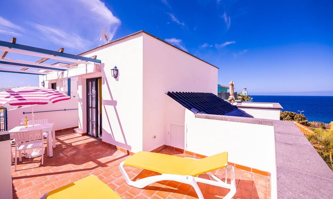 Puerto Naos Appartement | Appartement "Nautilus 6" avec vue sur la mer, terrasse privée et Wi-Fi