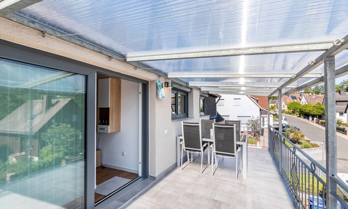 Marienthal Appartement | Appartement "New Look" avec vue sur la montagne, balcon et Wi-Fi