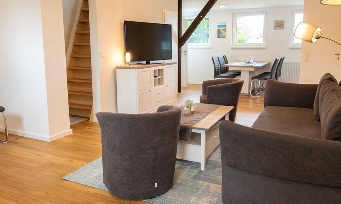 Mahlzow Appartement | Apartment OG (25) - Schwedenschanze residential park on the Peene