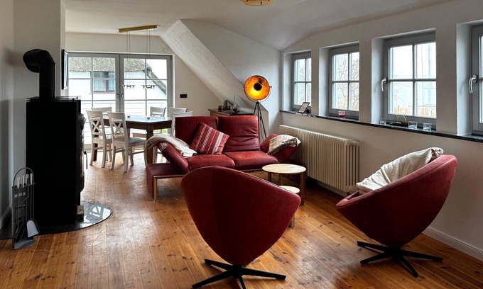 Seedorf Appartement | Apartment OG view - Holiday home Kapitänsblick Seedorf