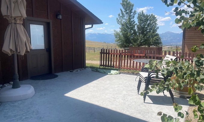 Corvallis Appartement | Apartment on Private Small Ranch - Sapphire Mtns