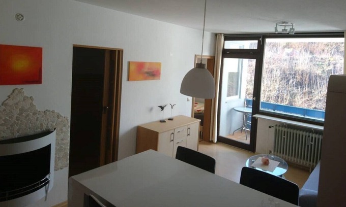 Bischofsmais Appartement | Appartement sur le Geiskopf, balcon, cheminée, sur la forêt