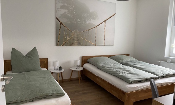 Grimma Appartement | Appartement-Large-Salle de bain privée séparée
