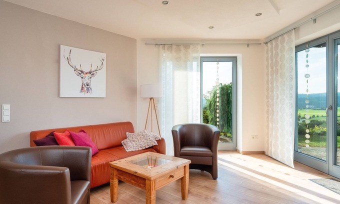 Duedinghausen Appartement | Apartment Panorama, 55sqm, terrace, 2 bedrooms, max. 4 people