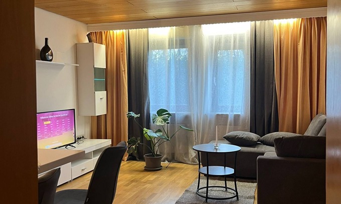Volkach Appartement | Appartement "Pappelblick" avec terrasse privée, jardin privé et Wi-Fi
