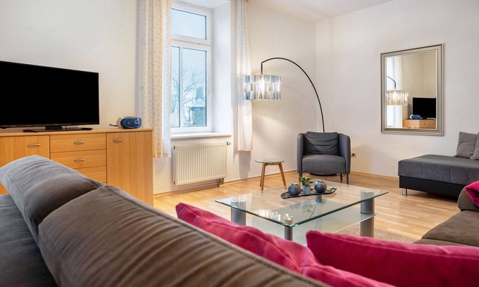 Muritz Appartement | Appartement "Parkblick" avec jardin partagé et Wi-Fi