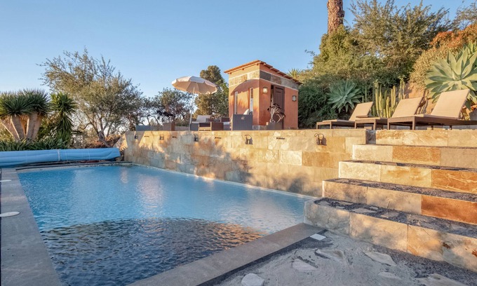 Garafia Appartement | Apartment 'Pool Finca La Placita' with Sea View, Shared Pool and Wi-Fi
