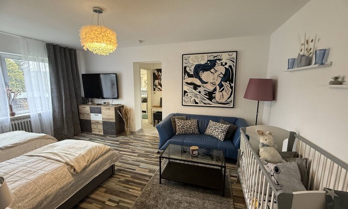 Reinsfeld Appartement | Appartement-Premium-Salle de bain privée séparée-Vue sur Jardin-Hollywood-Suite