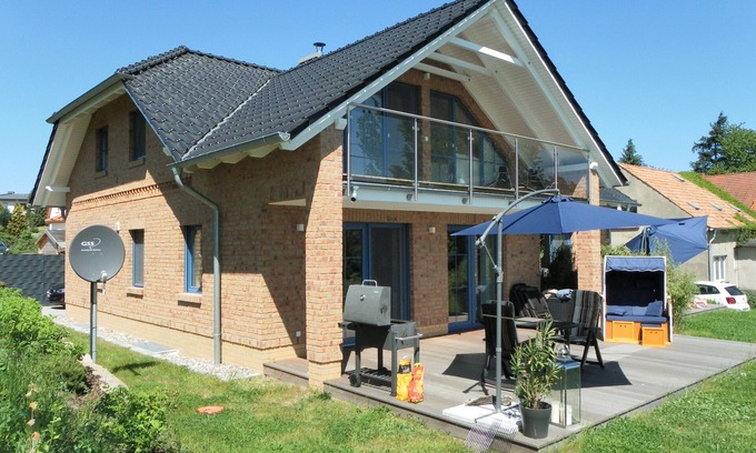 Lancken-Granitz Appartement | Appartement Rebstock situation calme dans le Landhaus Rebstock