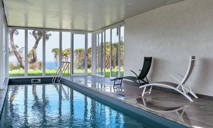 Biscoitos Maison | Appartement "Rocha do Mar 2" avec vue sur la mer, piscine partagée et Wi-Fi