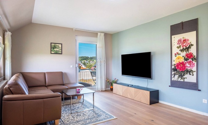 Roetenbach Appartement | Apartment 'Rosengarten' with Private Garden, Balcony and Wi-Fi
