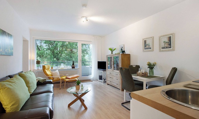 Gudenhagen Appartement | Appartement 'Rübezahl' avec Balcon et Wi-Fi