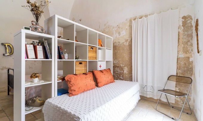 Ugento Appartement | Appartement "Sala Del Camino" avec terrasse privée, Wi-Fi et climatisation