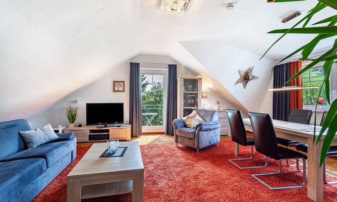 Ortsmitte Appartement | Appartement "Sarina 2" avec vue sur les montagnes, balcon et Wi-Fi