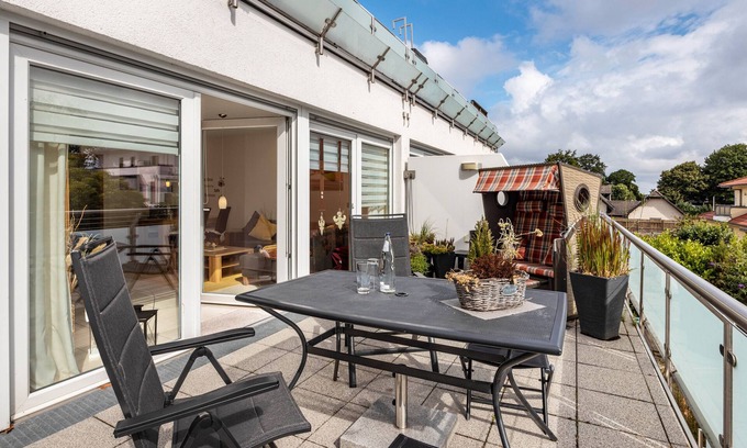 Region Hannover District Appartement | Appartement 'Schilfbrise' avec balcon et Wi-Fi