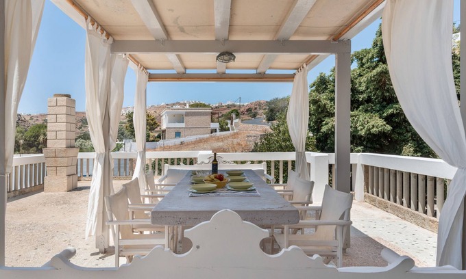 Psathi Appartement | Apartment 'Seaview House Ground Floor' with Sea View, Wi-Fi and Air Conditioning