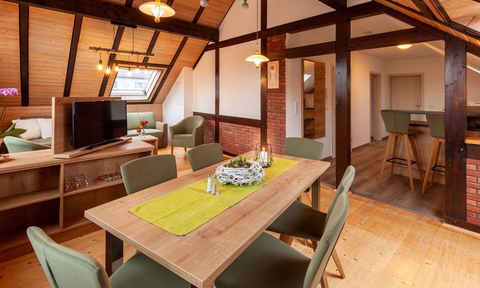 Waechtersbach Appartement | Appartement 'Spessart' avec terrasse partagée, jardin partagé et Wi-Fi