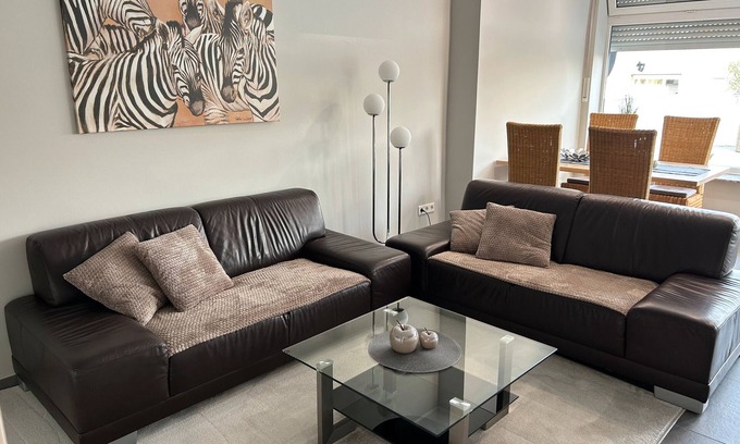 Ahaus Appartement | Apartment 'Stadtquartier' with Private Terrace, Balcony and Wi-Fi