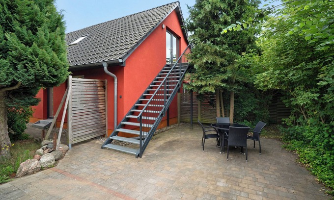 Grunow Appartement | Appartement 'Storchensommer' avec terrasse et balcon partagés