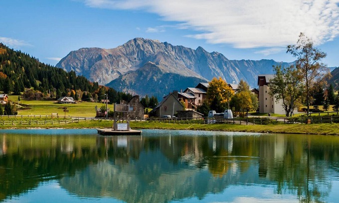 La Morte Appartement | Apartment 'Superbe Studio Au Pied Des Pistes' with Mountain View, Shared Garden and Wi-Fi