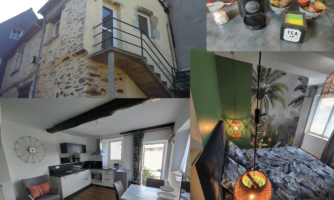 Vitre Appartement | Appartement T2 ★ Le Jungle ★ Centre ville au calme côté cour